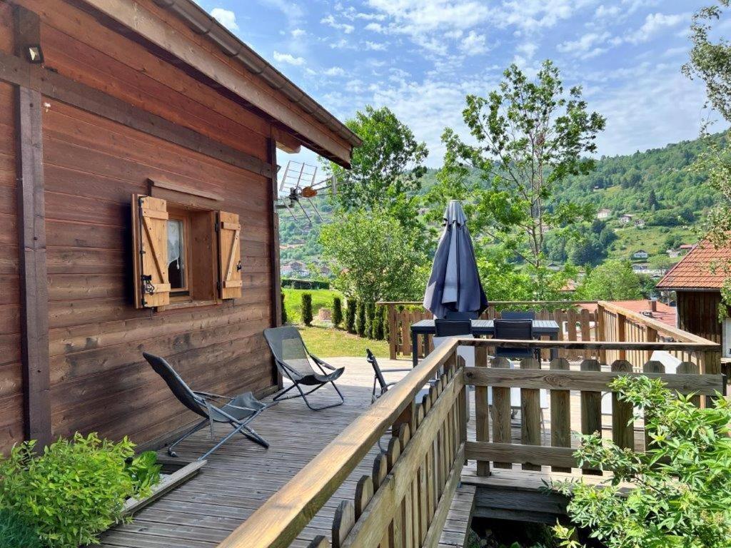 Le Chalet Du Pere Michel, Jacuzzi, Sauna, Jardin La Bresse Esterno foto